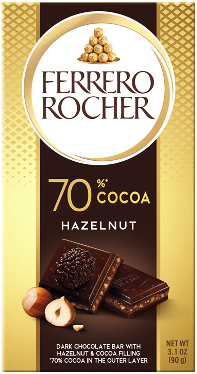 Ferrero Rocher – czekolada ciemna 70% nadziewana 90 g
